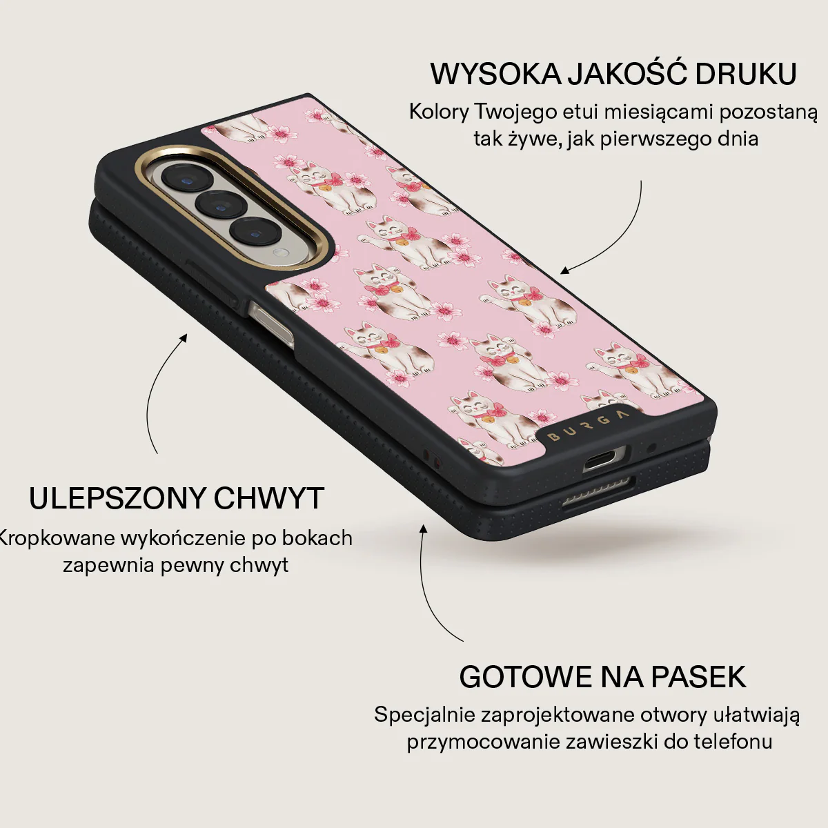 Maneki Neko - Samsung Galaxy Z Fold 4 Etui - Image 10