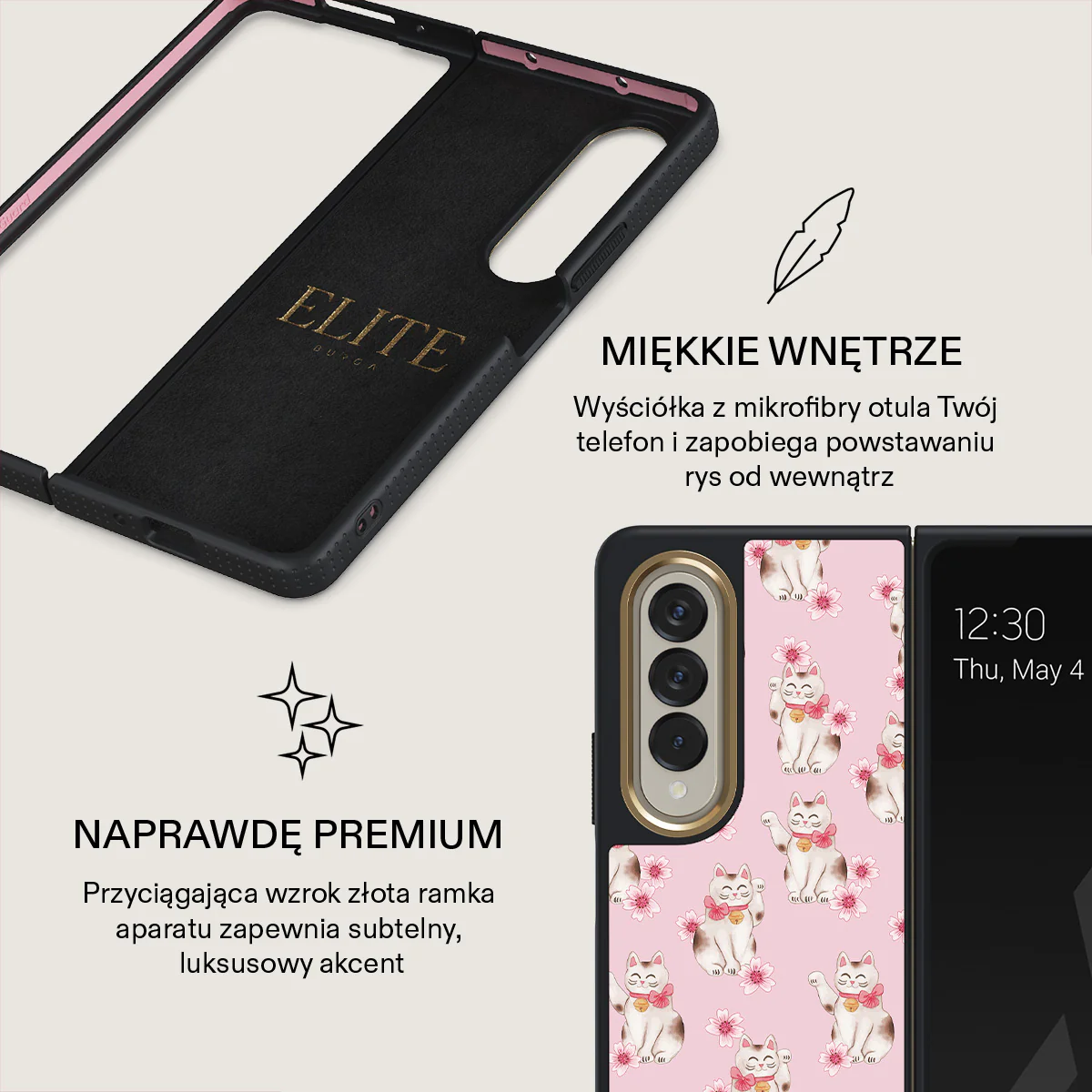 Maneki Neko - Samsung Galaxy Z Fold 4 Etui - Image 11