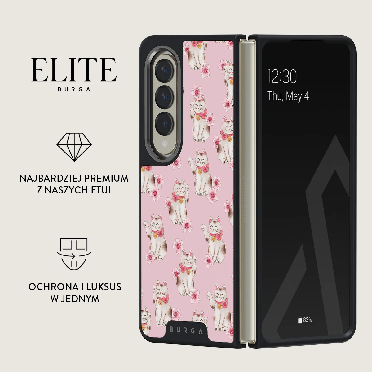 Maneki Neko - Samsung Galaxy Z Fold 4 Etui - Image 14