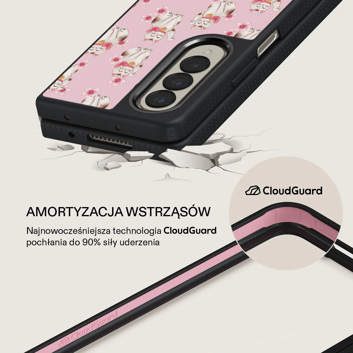 Maneki Neko - Samsung Galaxy Z Fold 4 Etui - Image 15