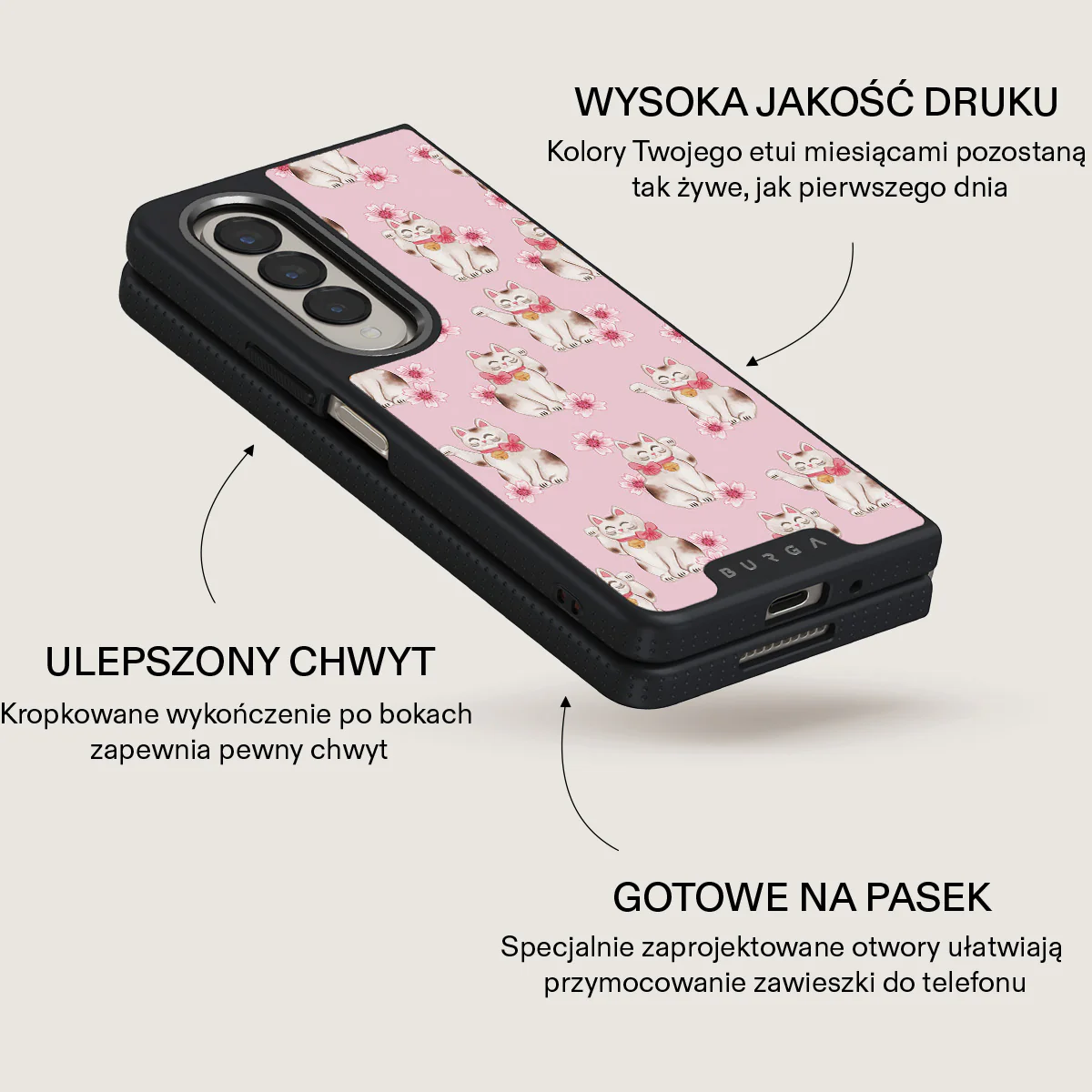 Maneki Neko - Samsung Galaxy Z Fold 4 Etui - Image 17