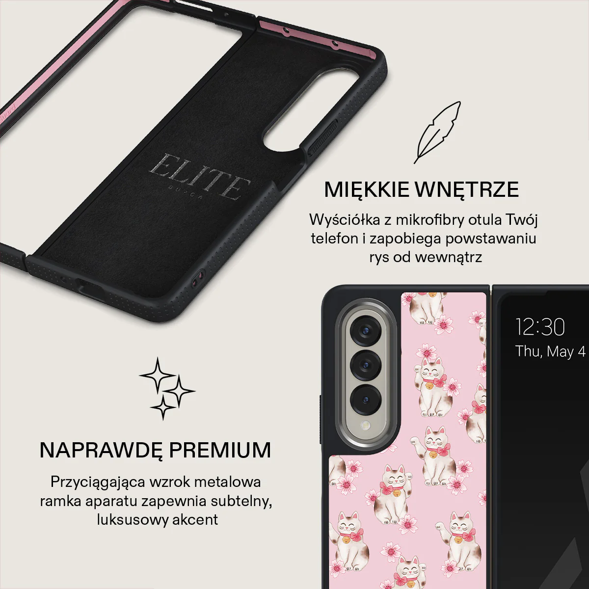 Maneki Neko - Samsung Galaxy Z Fold 4 Etui - Image 18