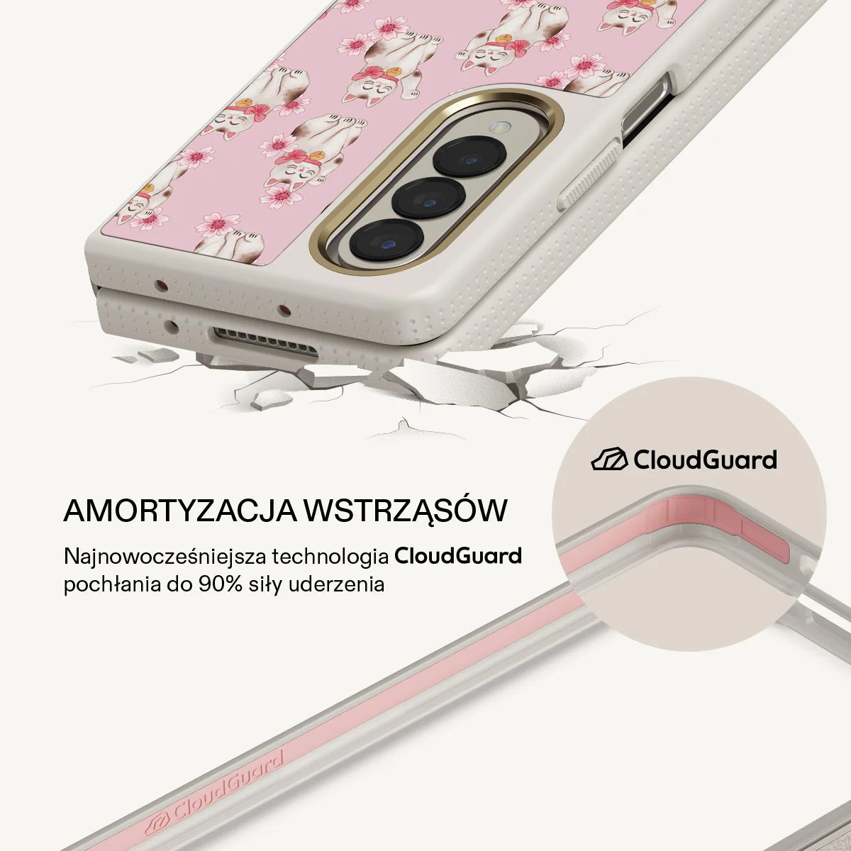 Maneki Neko - Samsung Galaxy Z Fold 4 Etui - Image 22