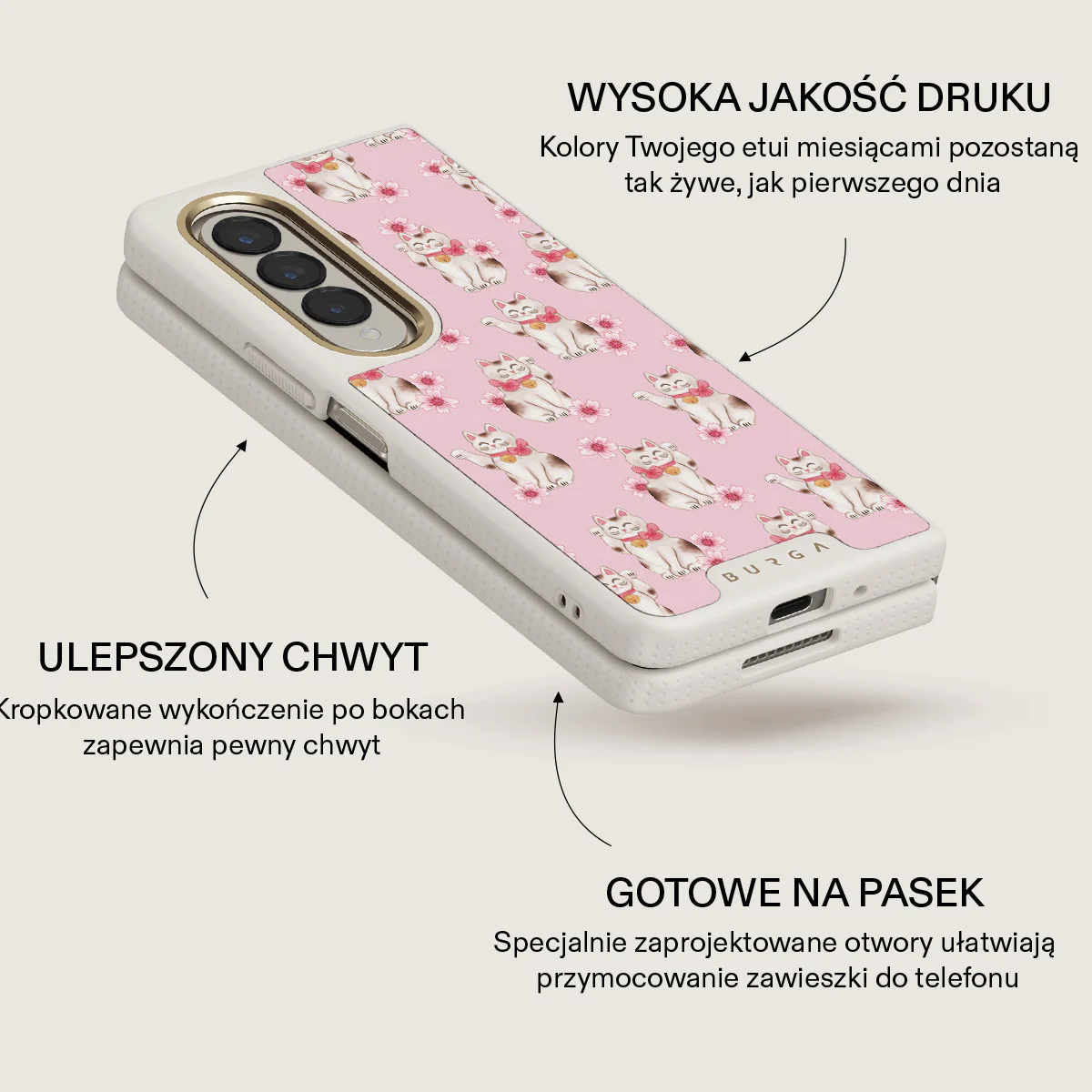 Maneki Neko - Samsung Galaxy Z Fold 4 Etui - Image 24