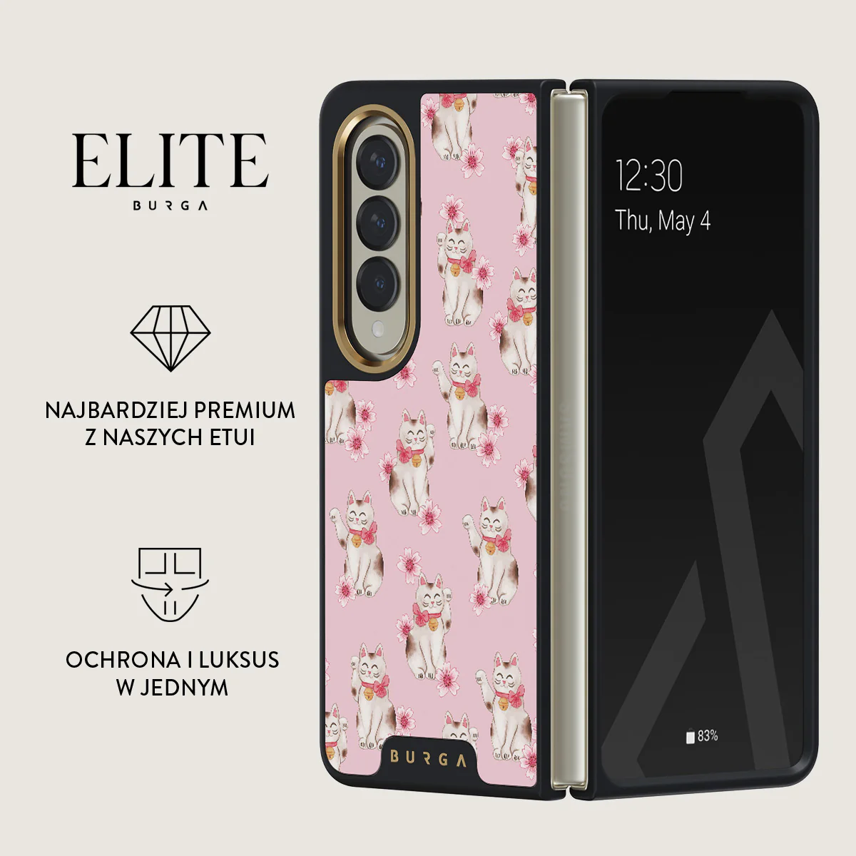 Maneki Neko - Samsung Galaxy Z Fold 4 Etui - Image 7