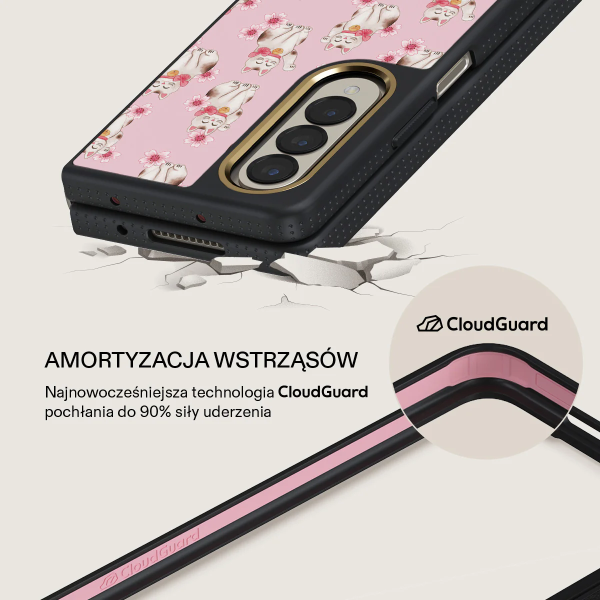 Maneki Neko - Samsung Galaxy Z Fold 4 Etui - Image 8