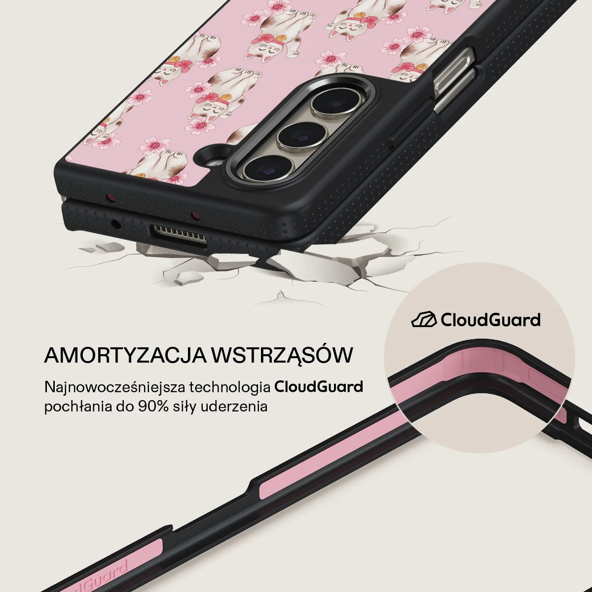 Maneki Neko - Samsung Galaxy Z Fold 5 Etui - Image 10