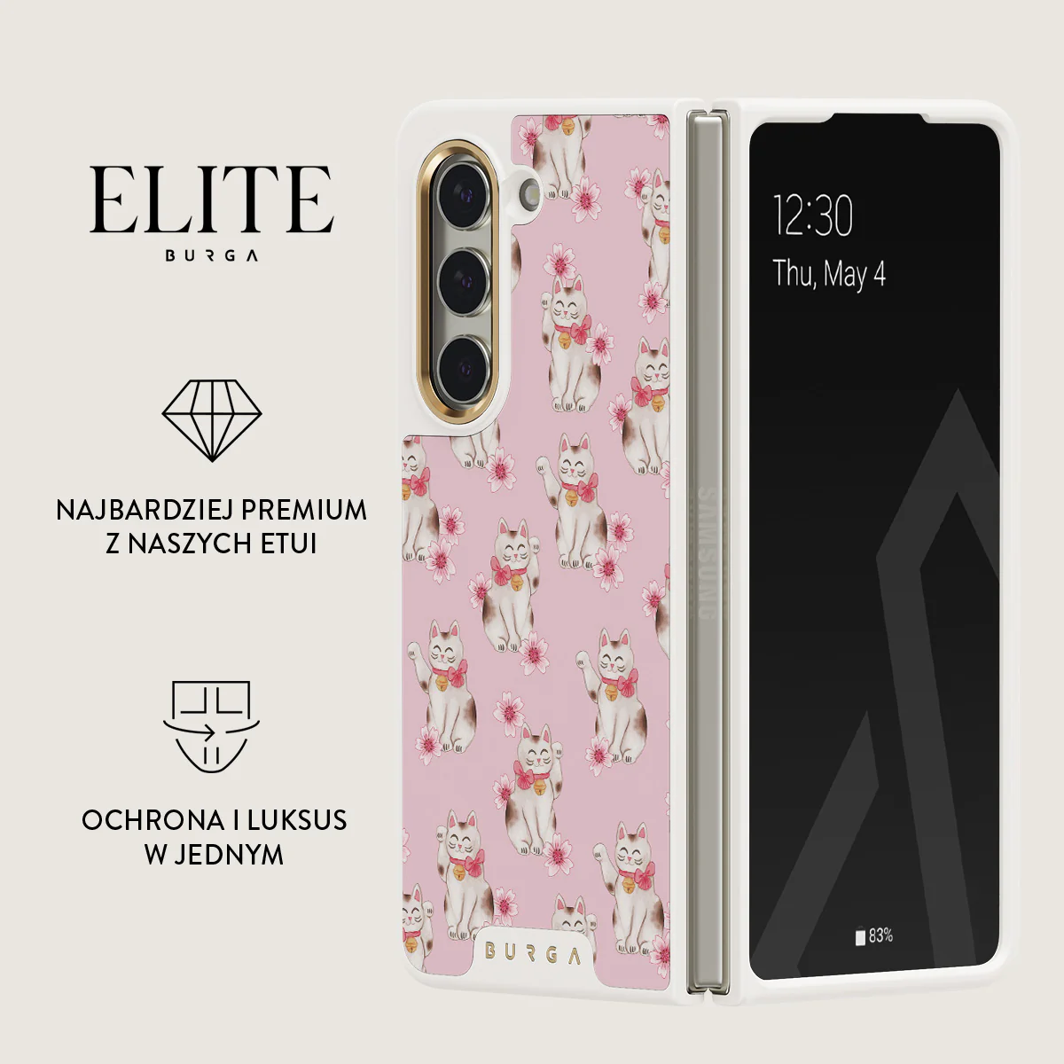 Maneki Neko - Samsung Galaxy Z Fold 5 Etui - Image 16