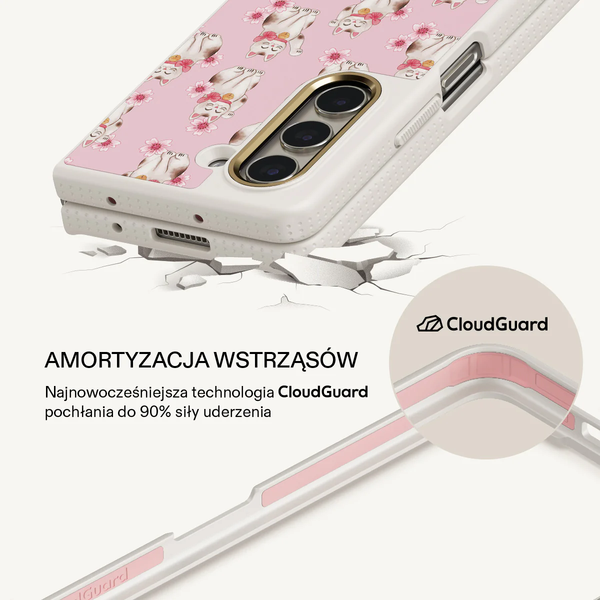 Maneki Neko - Samsung Galaxy Z Fold 5 Etui - Image 17