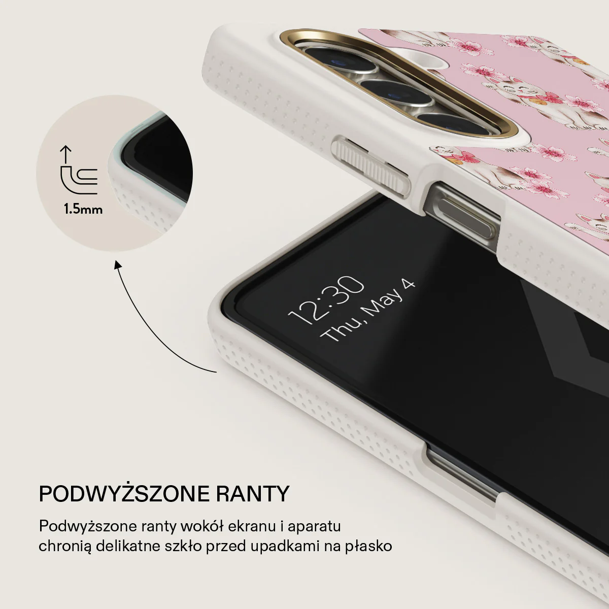 Maneki Neko - Samsung Galaxy Z Fold 5 Etui - Image 18