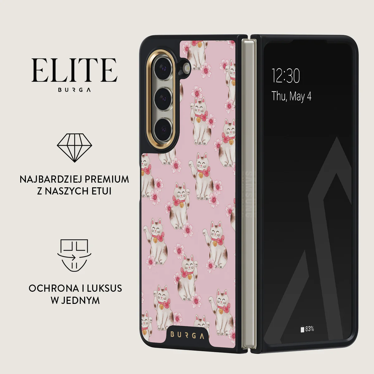 Maneki Neko - Samsung Galaxy Z Fold 5 Etui - Image 2