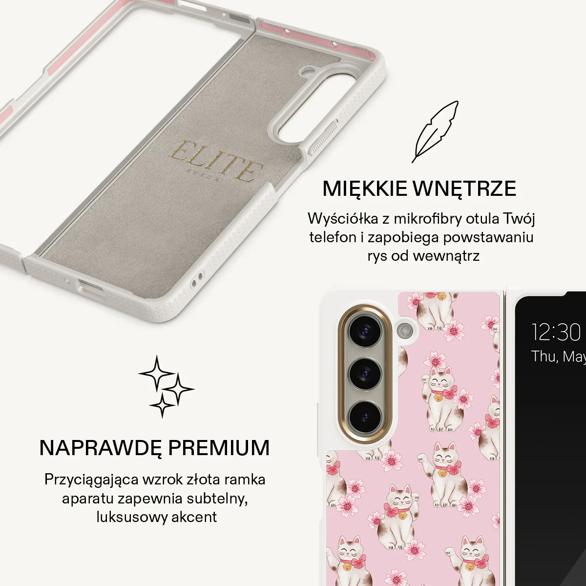 Maneki Neko - Samsung Galaxy Z Fold 5 Etui - Image 20
