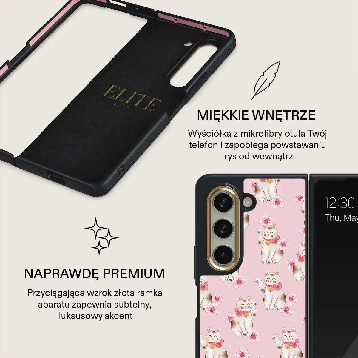 Maneki Neko - Samsung Galaxy Z Fold 5 Etui - Image 6