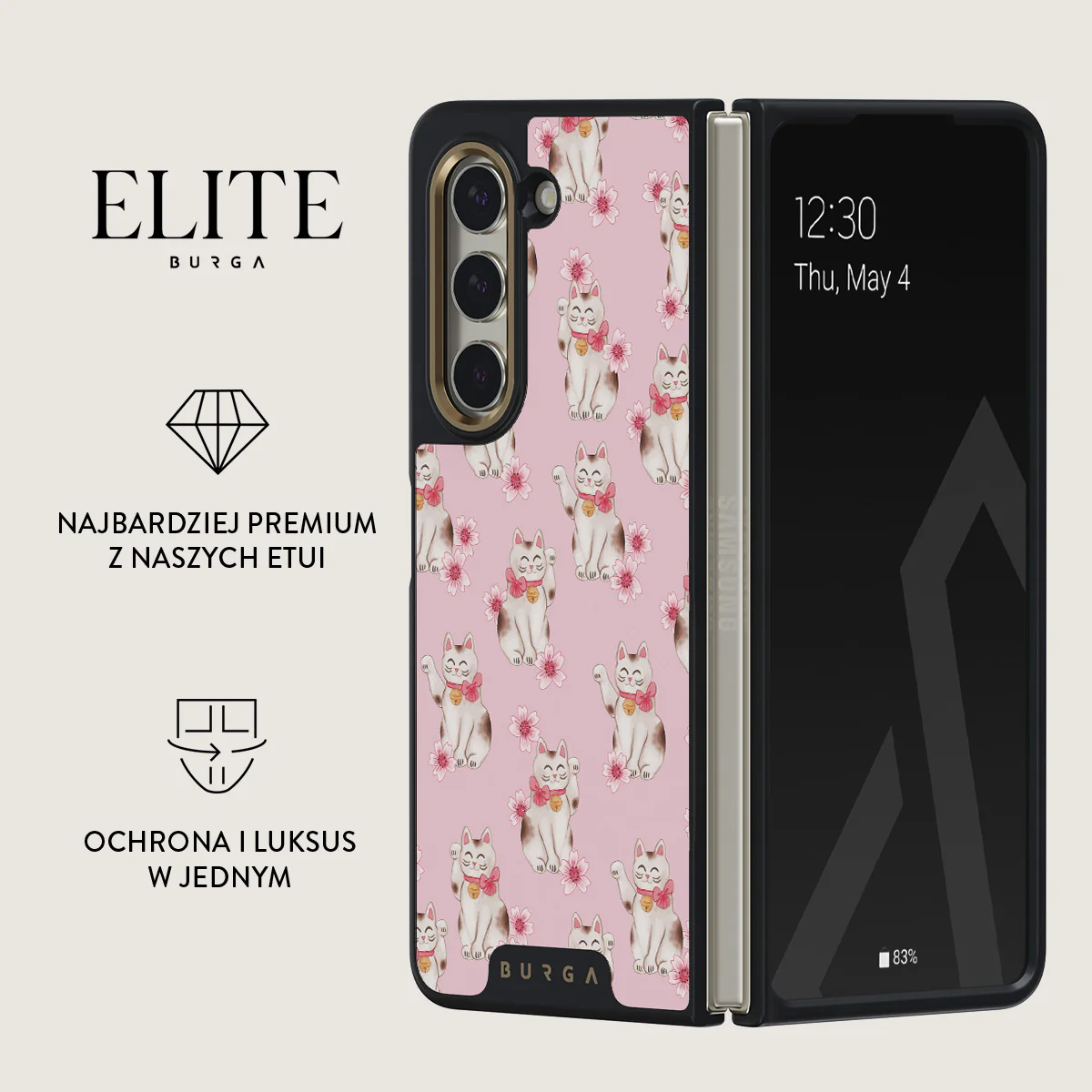 Maneki Neko - Samsung Galaxy Z Fold 5 Etui - Image 9