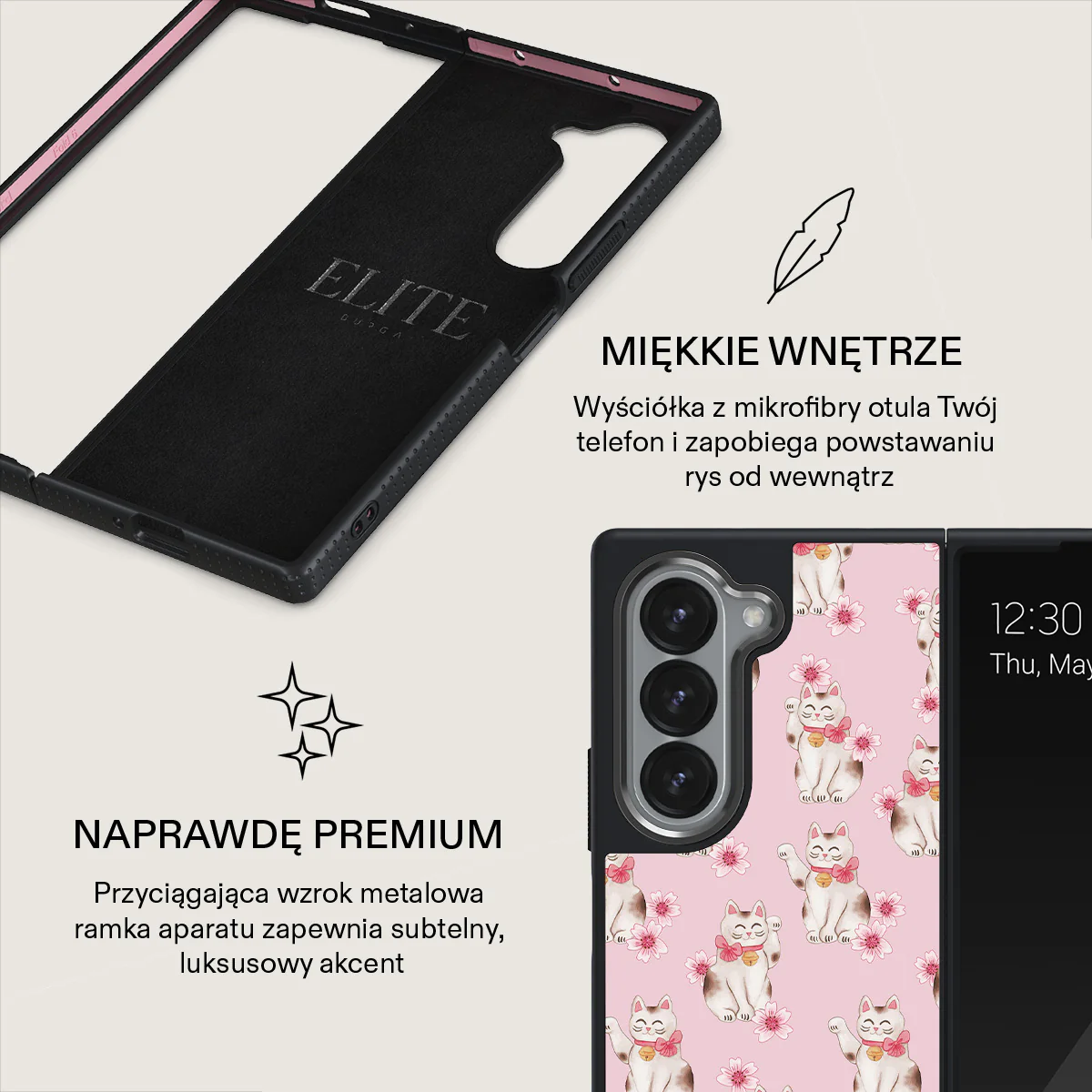 Maneki Neko - Samsung Galaxy Z Fold 6 Etui - Image 13