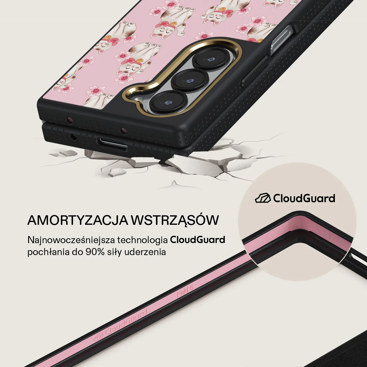Maneki Neko - Samsung Galaxy Z Fold 6 Etui - Image 3