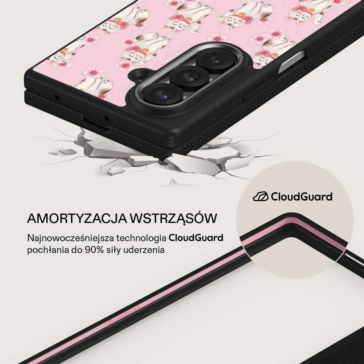 Maneki Neko - Samsung Galaxy Z Fold 7 Etui - Image 10