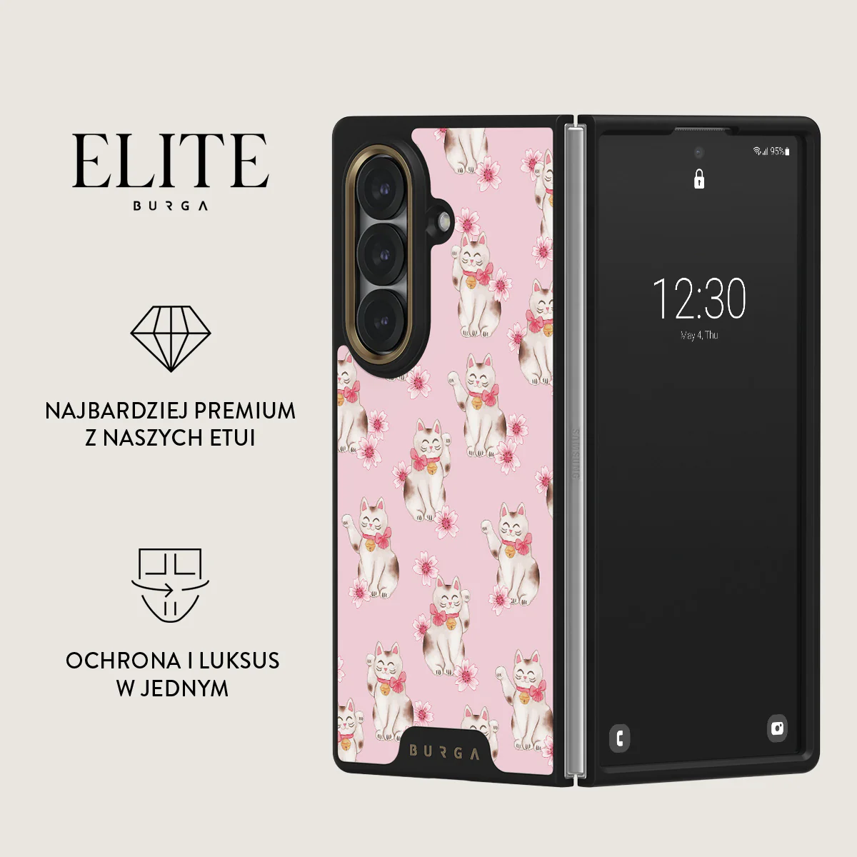 Maneki Neko - Samsung Galaxy Z Fold 7 Etui - Image 2