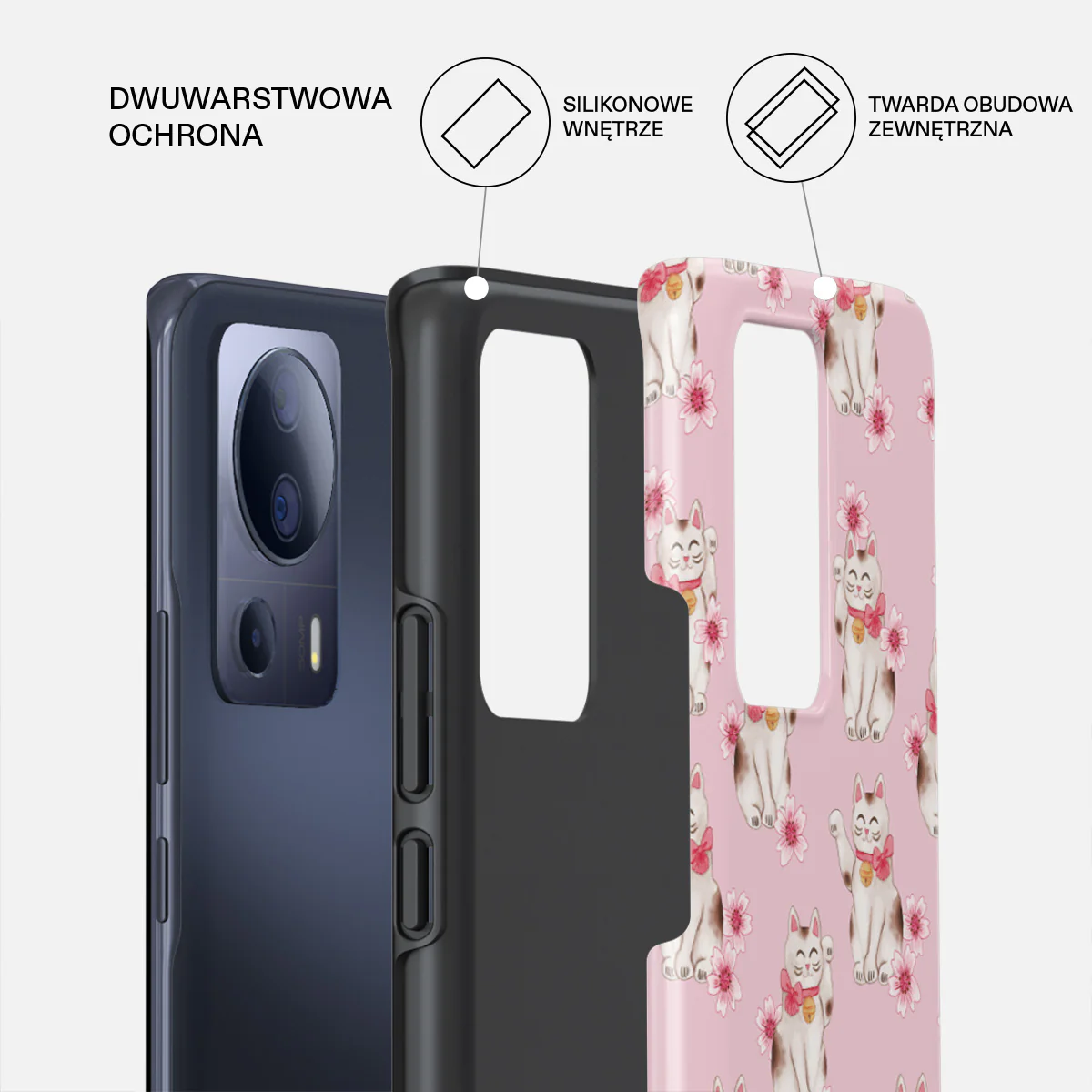 Maneki Neko - Xiaomi 13 Lite Etui - Image 2
