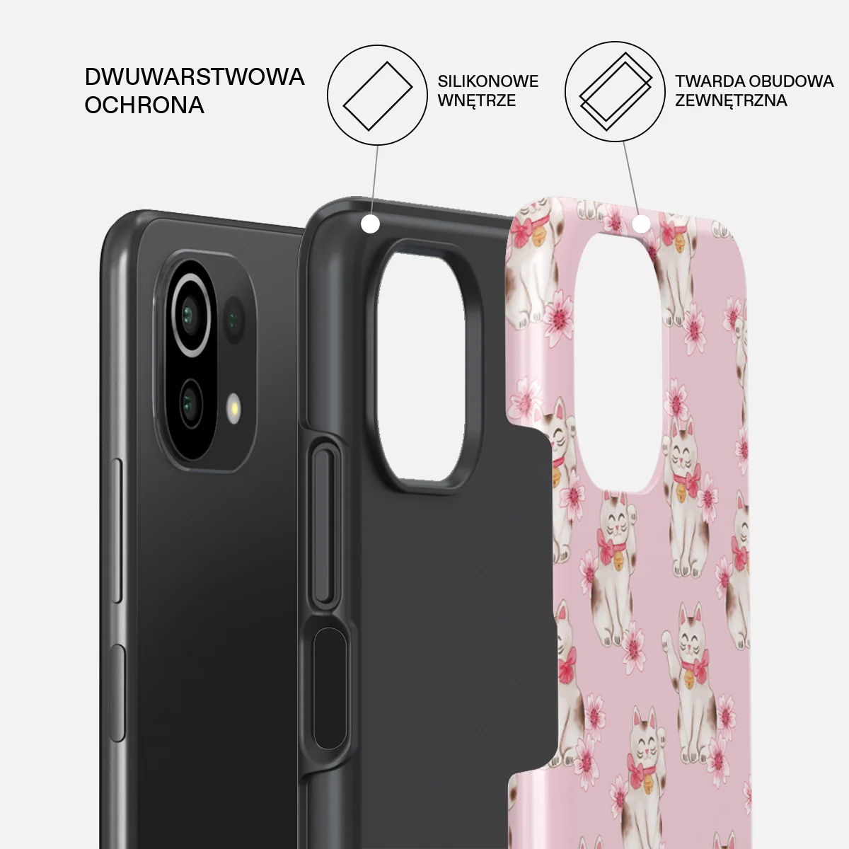 Maneki Neko - Xiaomi Mi 11 Lite 4G / 5G Etui - Image 2