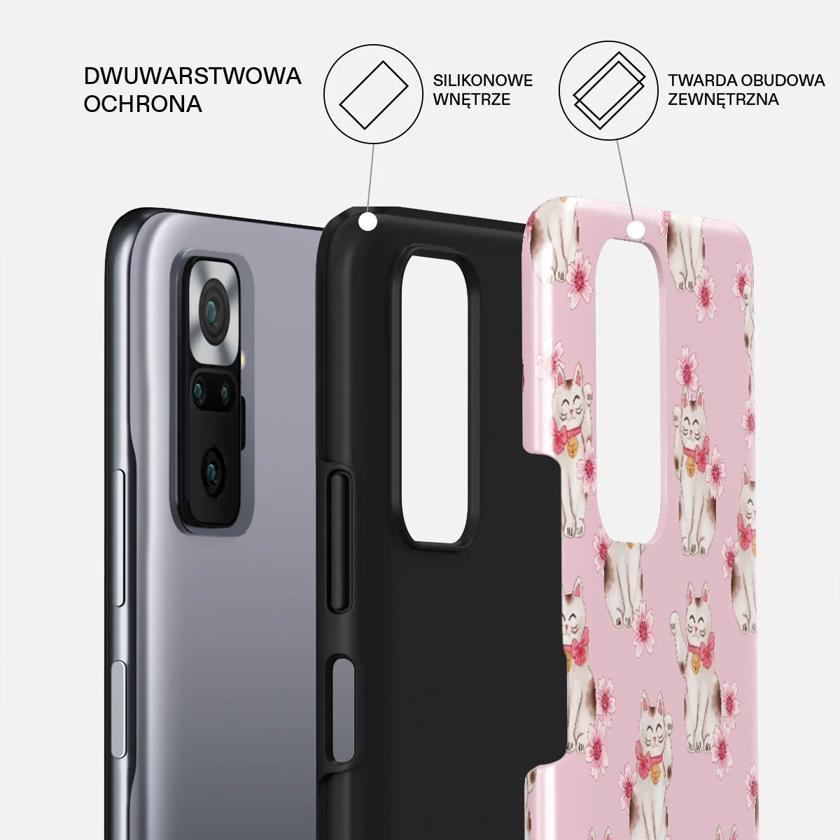 Maneki Neko - Xiaomi Redmi Note 10 Pro Etui - Image 2