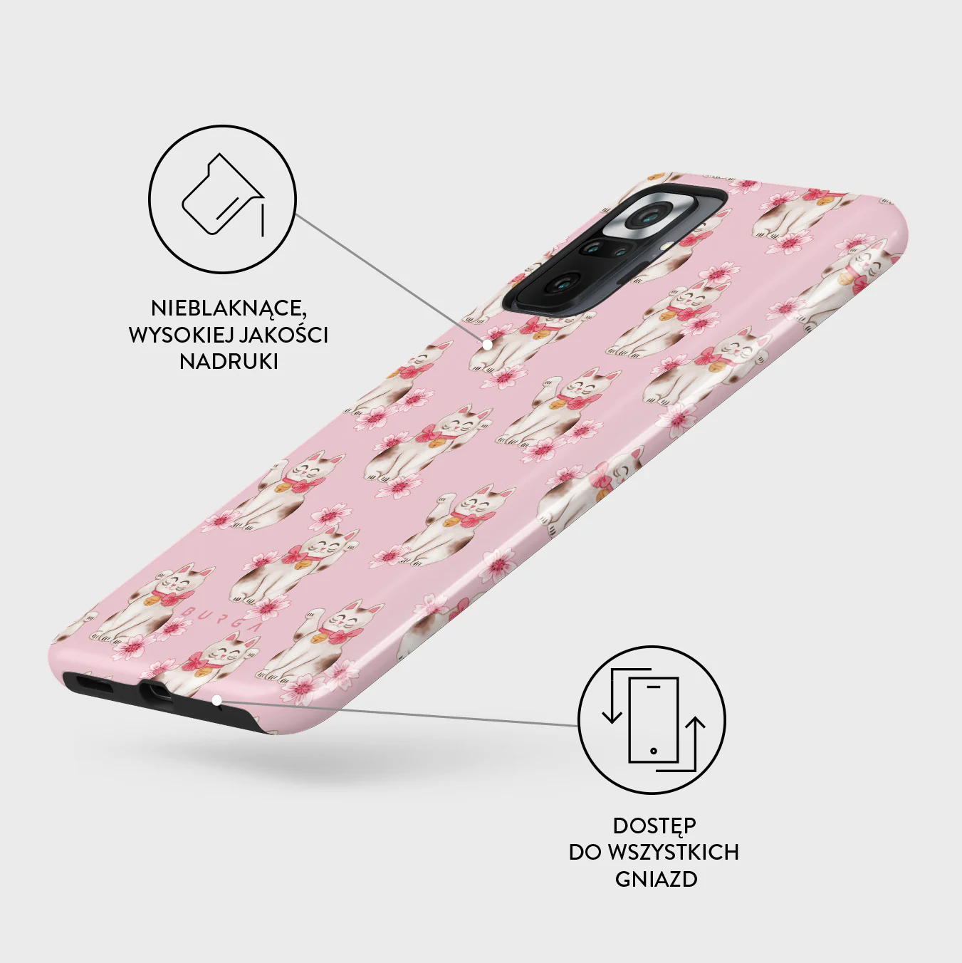 Maneki Neko - Xiaomi Redmi Note 10 Pro Etui - Image 3