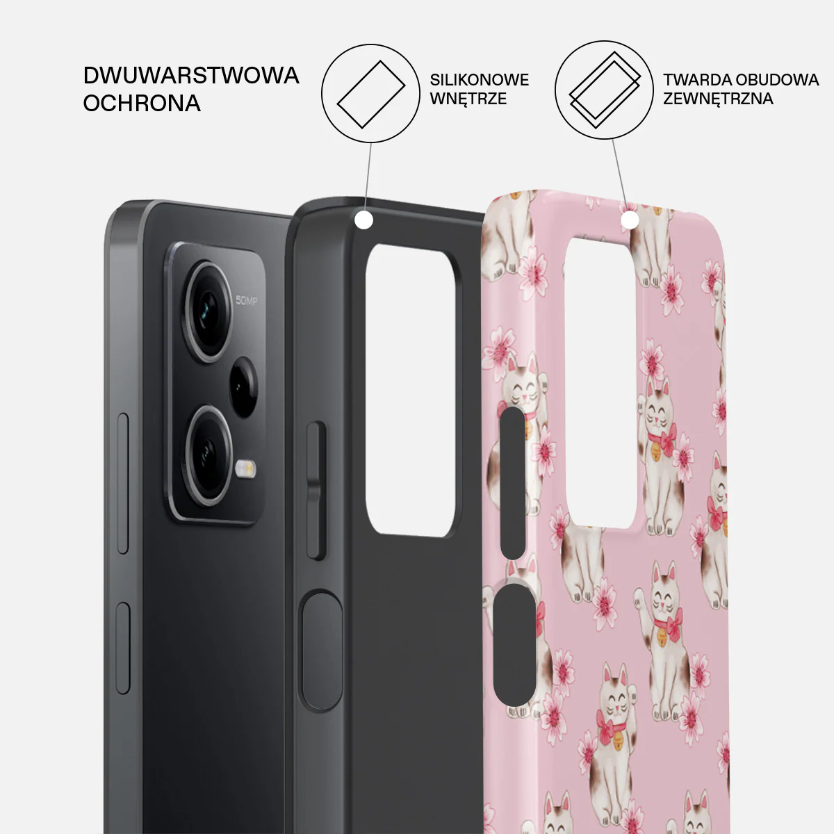 Maneki Neko - Xiaomi Redmi Note 12 Pro 5G Etui - Image 2