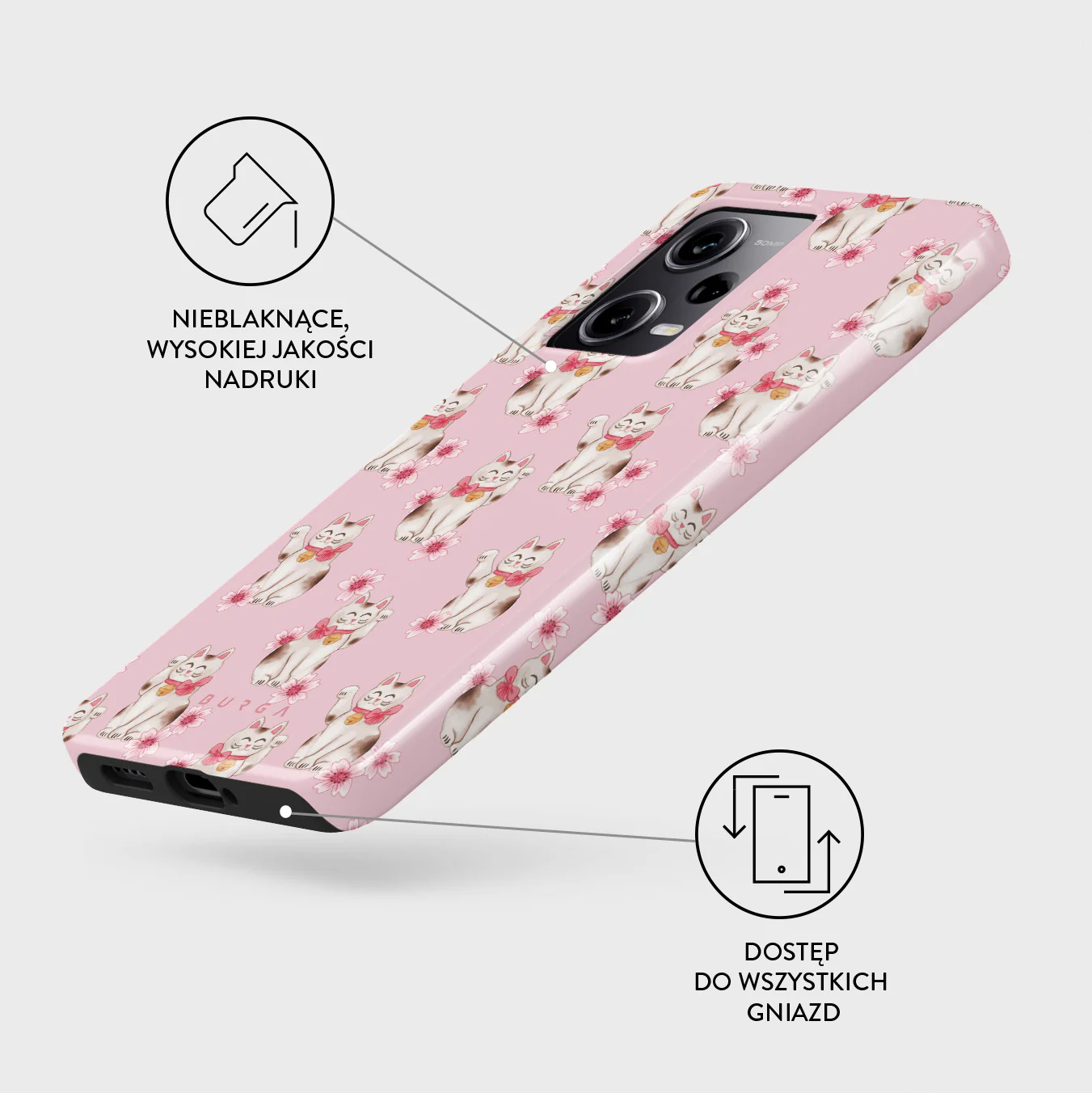 Maneki Neko - Xiaomi Redmi Note 12 Pro 5G Etui - Image 3