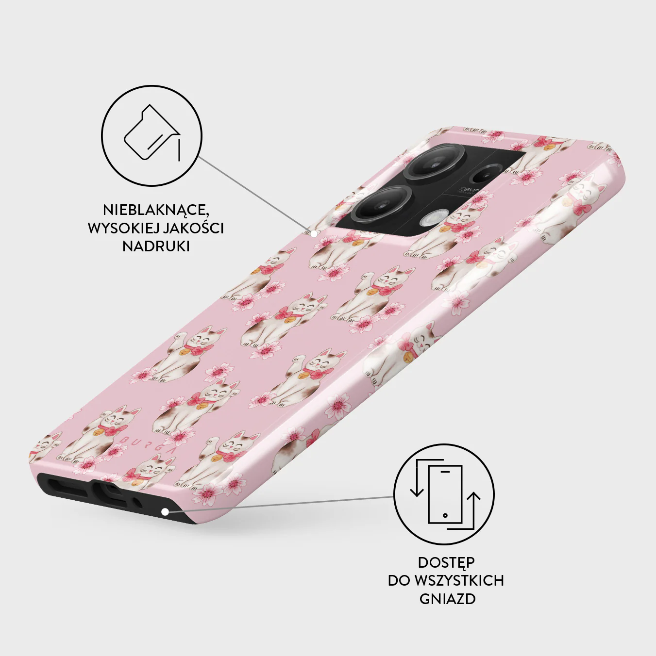 Maneki Neko - Xiaomi Redmi Note 13 5G Etui - Image 3