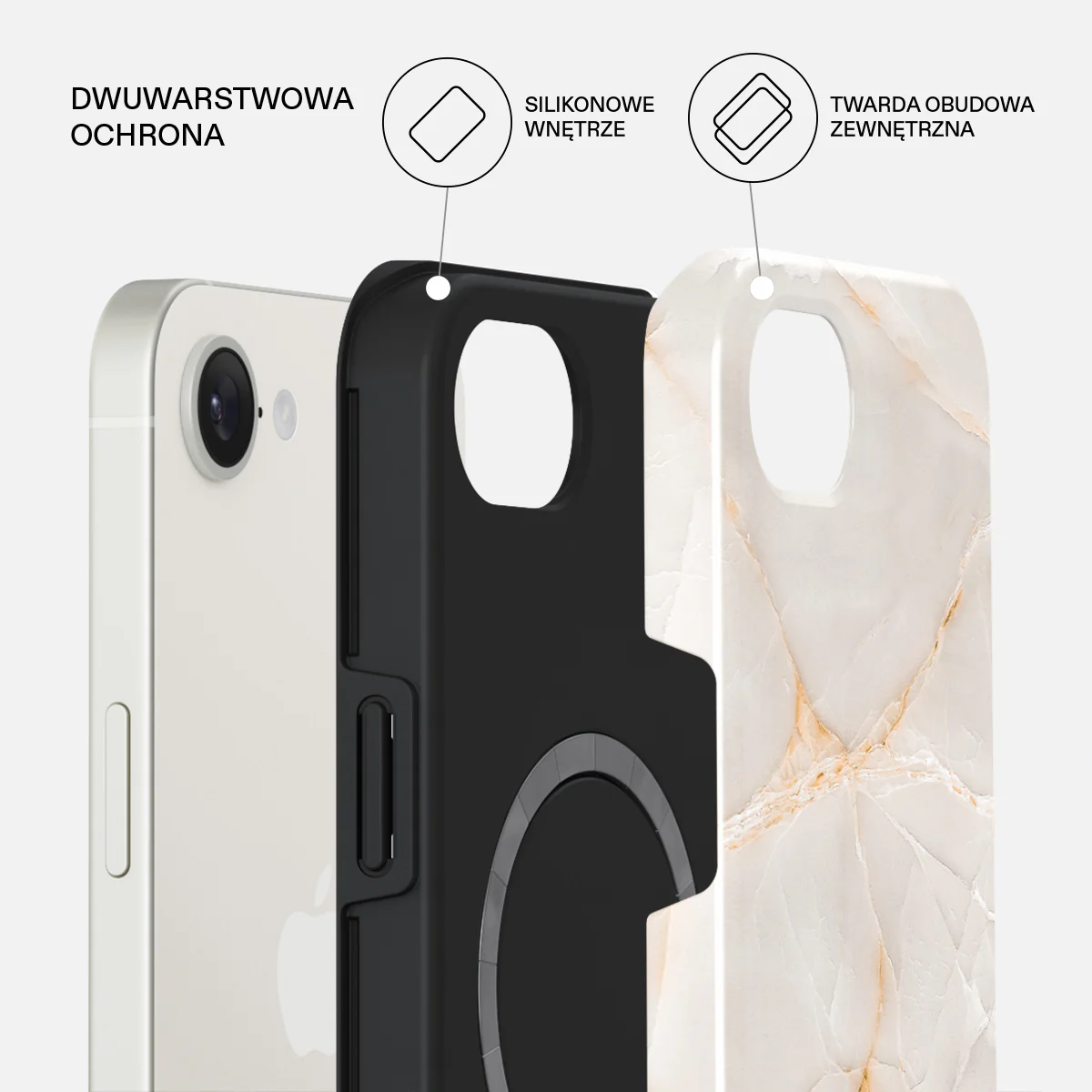 Vanilla Sand - iPhone 17e Etui - Image 2