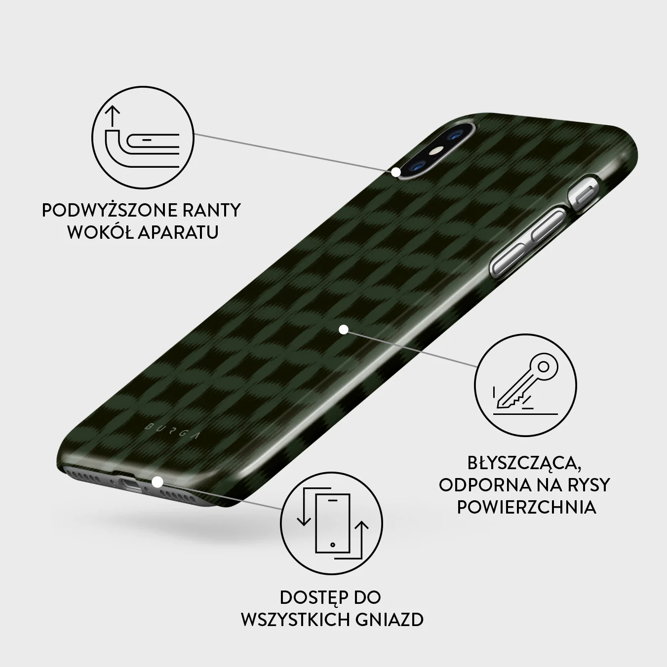 Matrix - iPhone X / XS Etui - Image 3
