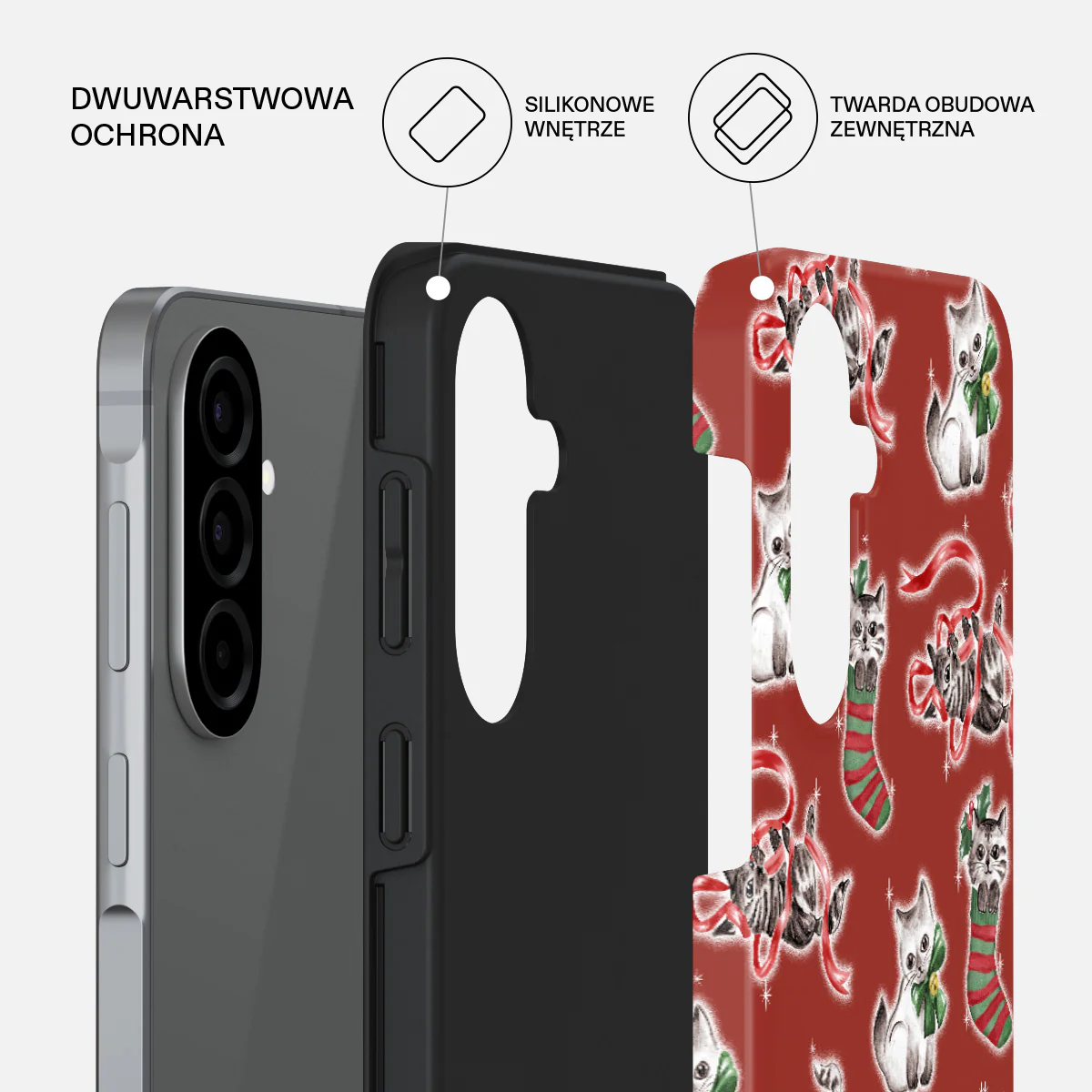 Merry Kitty - Samsung Galaxy A57 5G Etui - Image 2