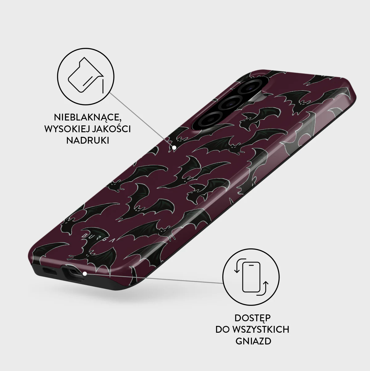 Midnight Visitor - Samsung Galaxy A57 5G Etui - Image 3