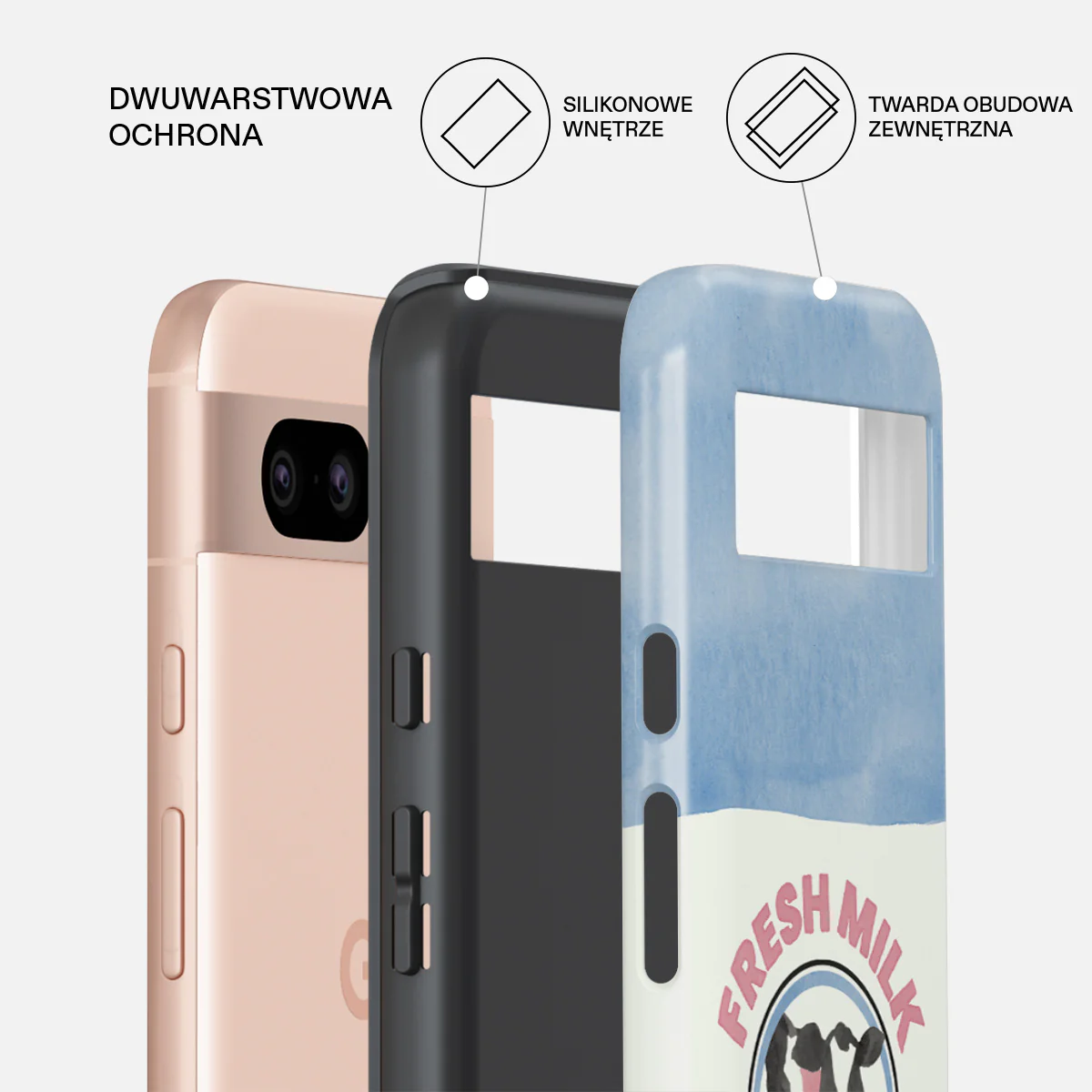 Milkshake - Google Pixel 8a Etui - Image 2