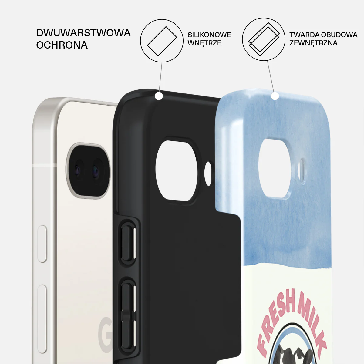 Milkshake - Google Pixel 9a Etui - Image 2