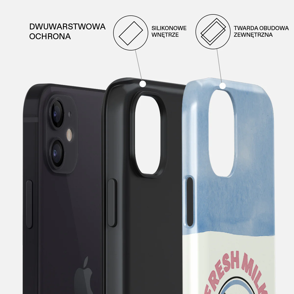 Milkshake - iPhone 12 Etui - Image 2