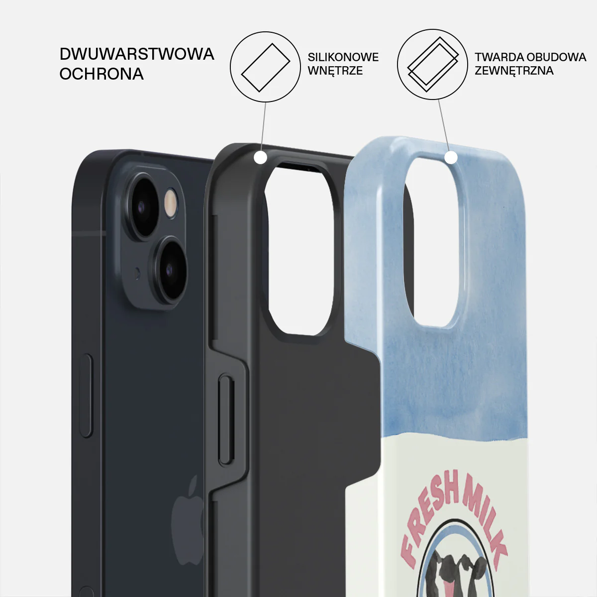 Milkshake - iPhone 14 Plus Etui - Image 2
