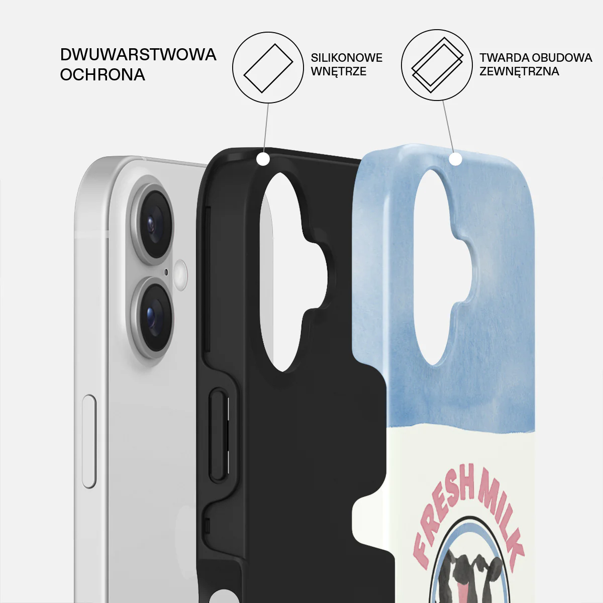 Milkshake - iPhone 16 Plus Etui - Image 2