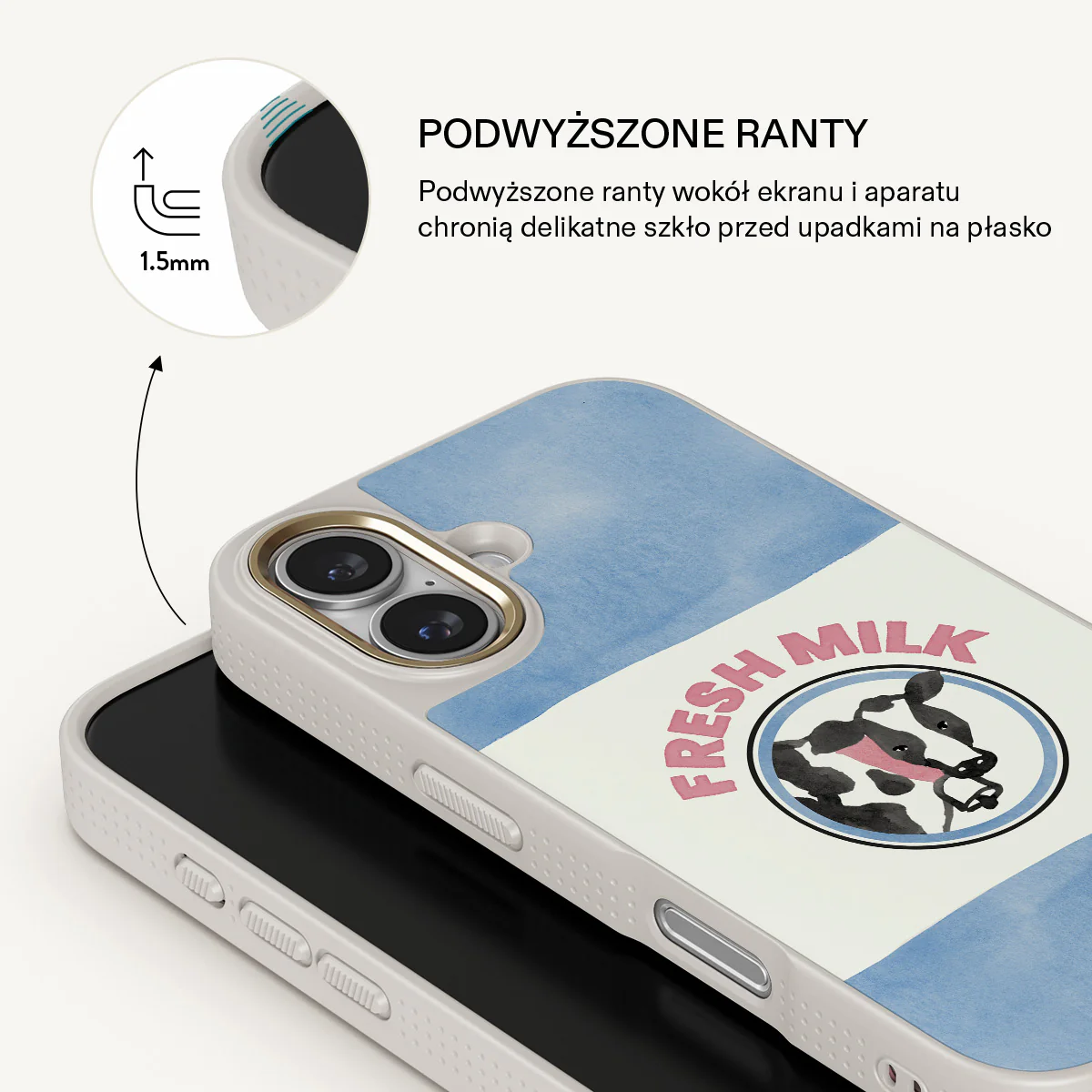 Milkshake - iPhone 16 Plus Etui - Image 23