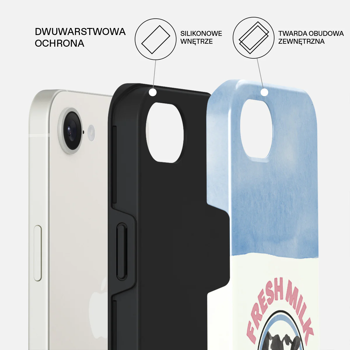 Milkshake - iPhone 16e Etui - Image 2