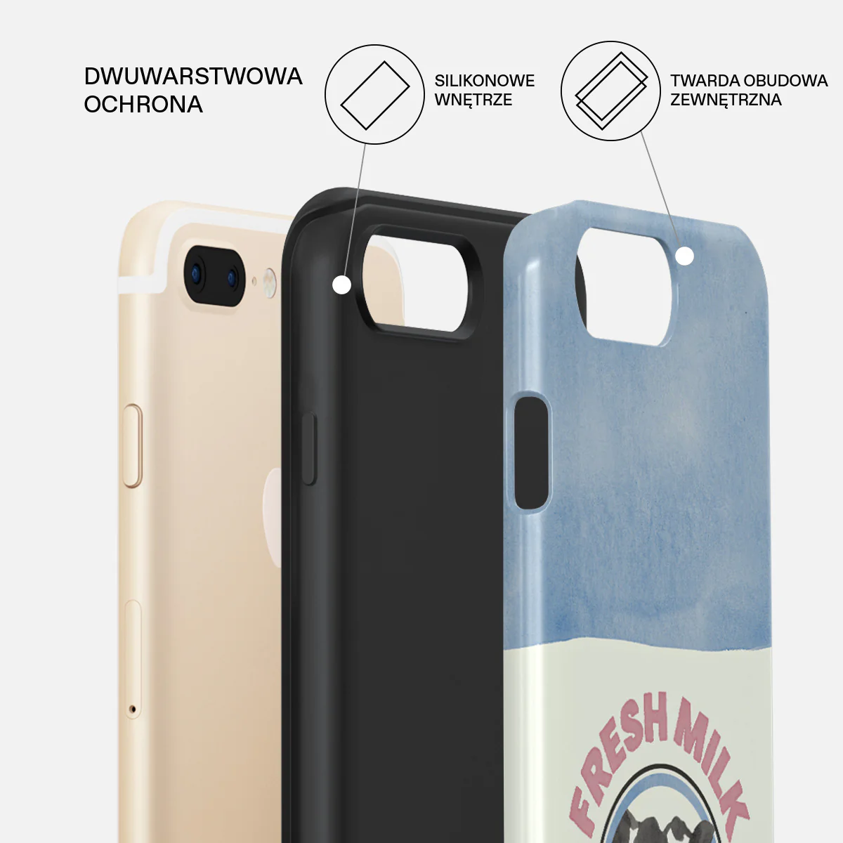 Milkshake - iPhone 7 Plus / 8 Plus Etui - Image 6