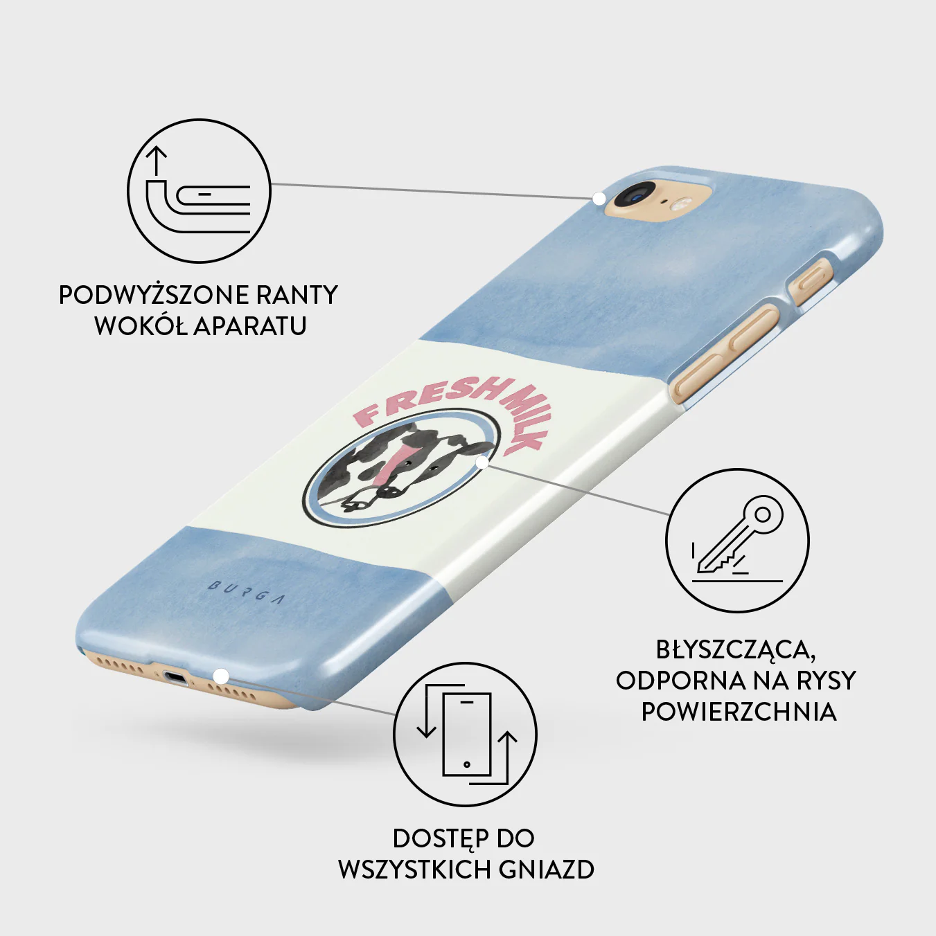 Milkshake - iPhone SE (2022) Etui - Image 3