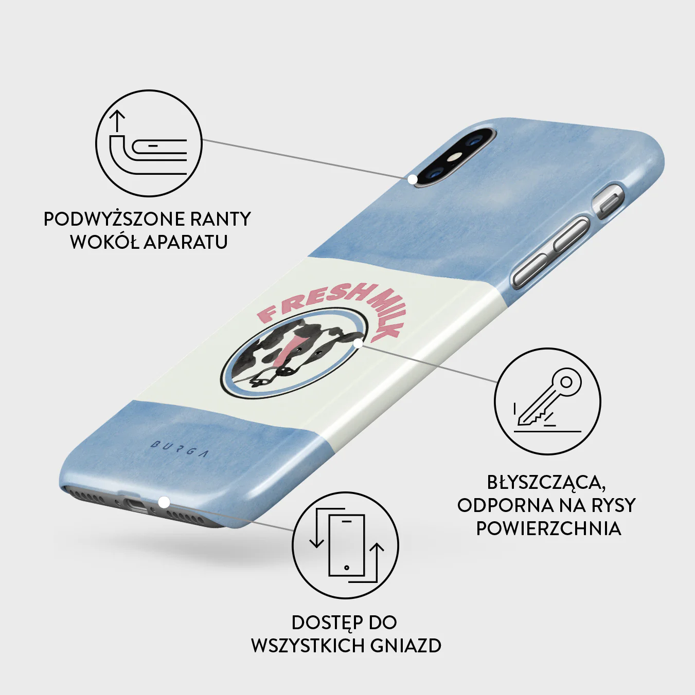 Milkshake - iPhone X / XS Etui - Image 3