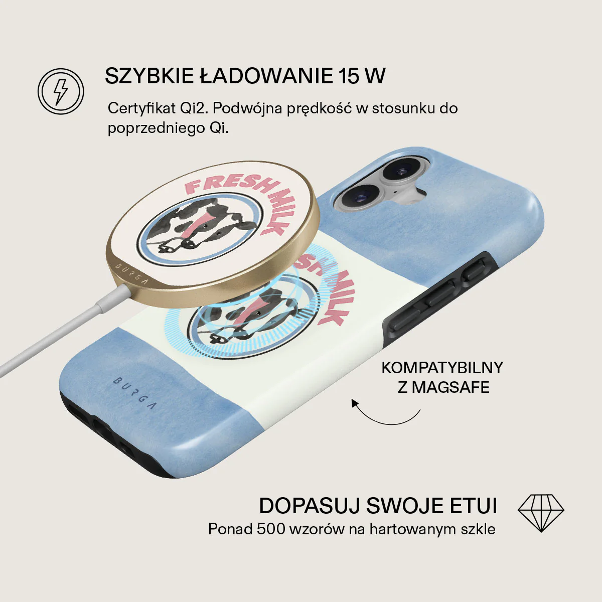 Milkshake - Magnetyczna ładowarka bezprzewodowa - Image 2