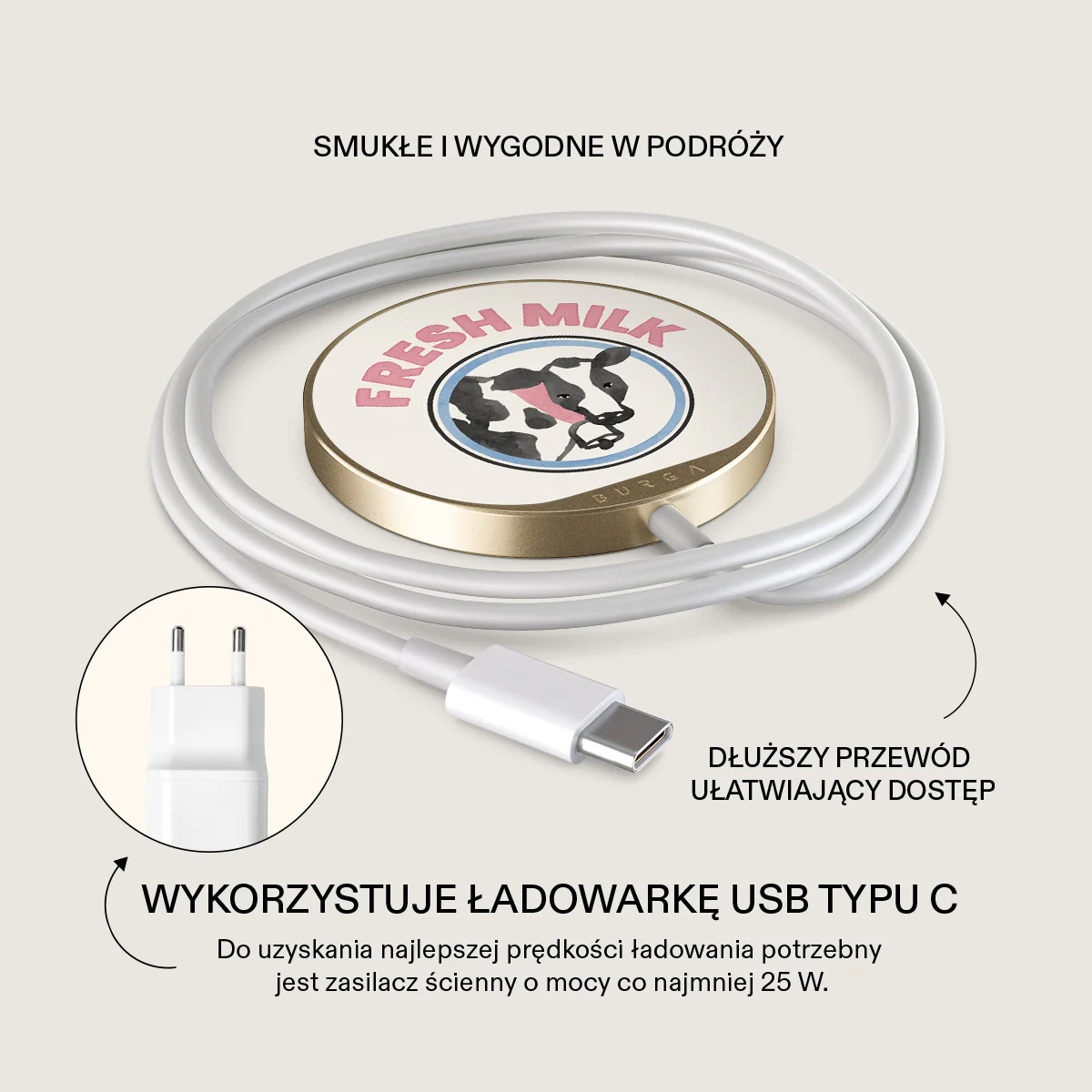 Milkshake - Magnetyczna ładowarka bezprzewodowa - Image 3