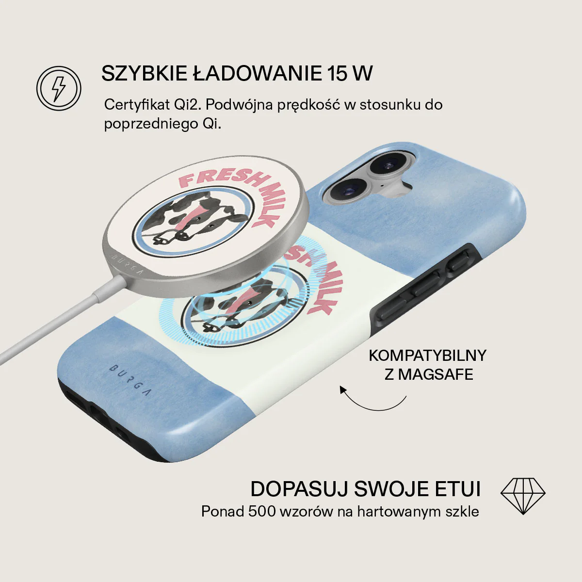Milkshake - Magnetyczna ładowarka bezprzewodowa - Image 8
