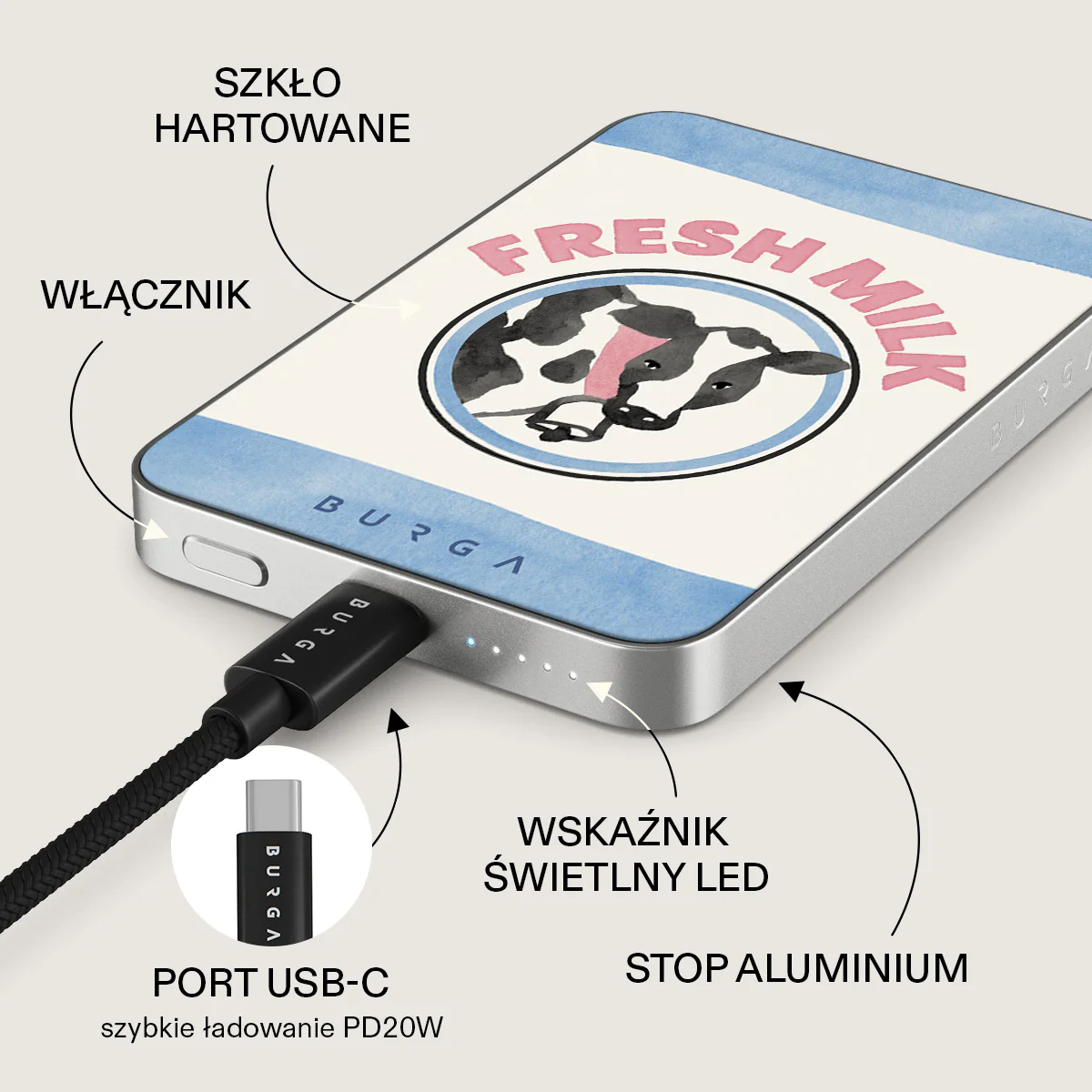 Milkshake - Magnetyczny power bank - Image 15