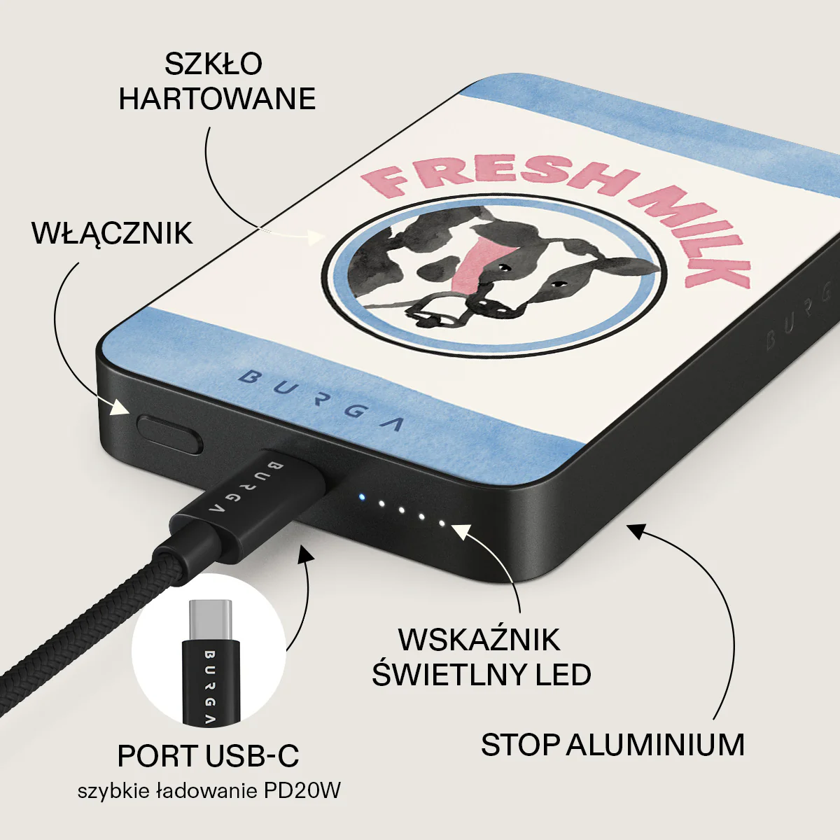Milkshake - Magnetyczny power bank - Image 20
