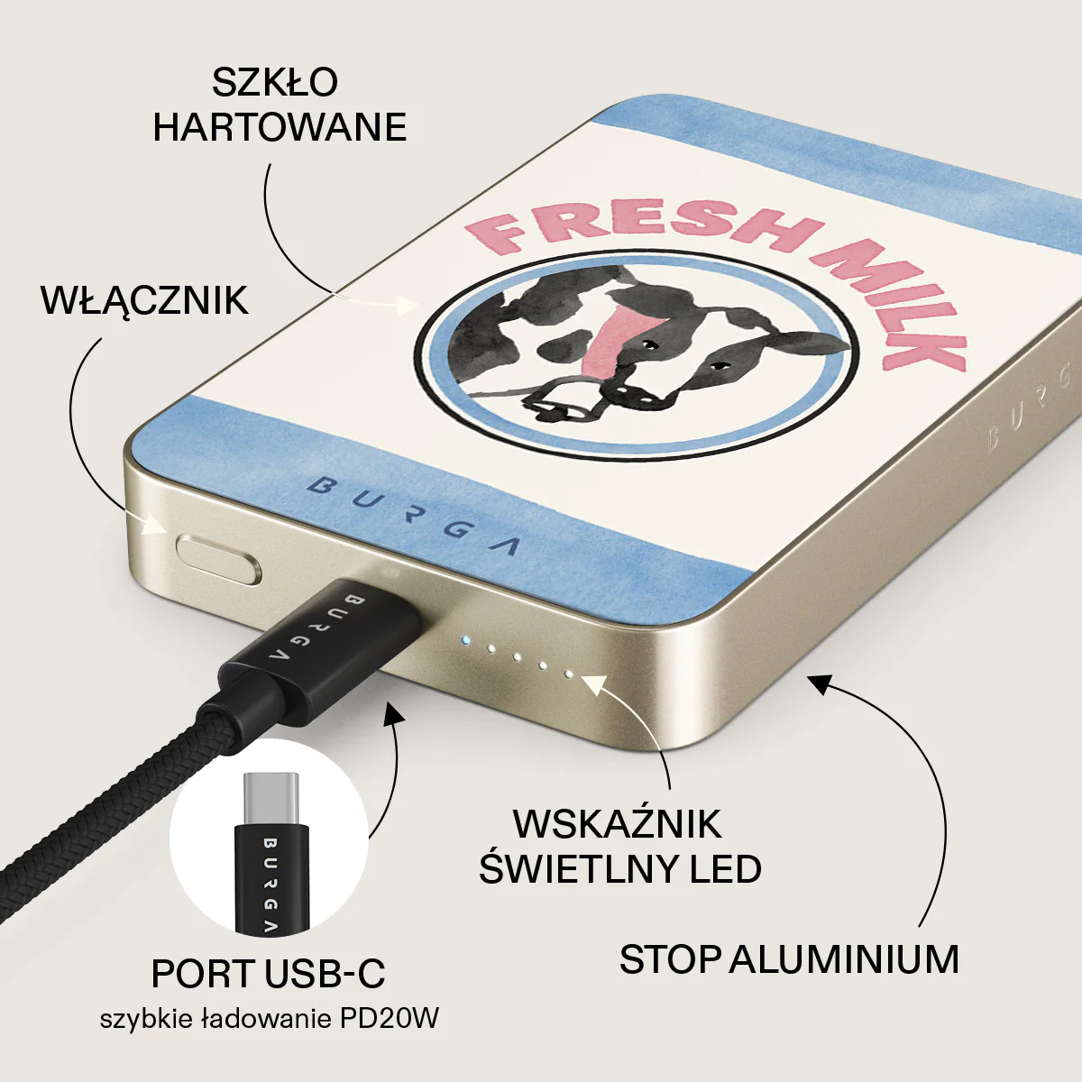 Milkshake - Magnetyczny power bank - Image 25