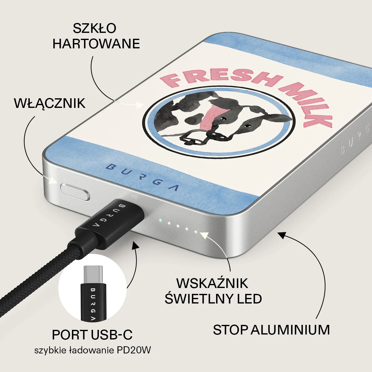 Milkshake - Magnetyczny power bank - Image 30